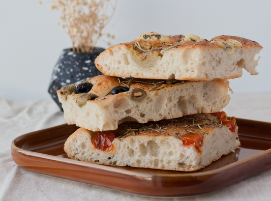 Rosemary, Olive and Sundried Tomato Focaccia