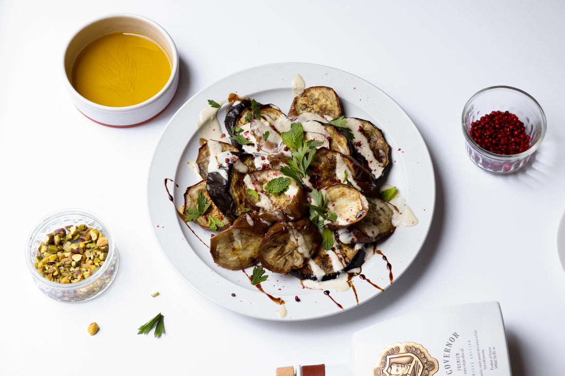 3-Ingredient Roasted Eggplant and The Ultimate Tahini Sauce