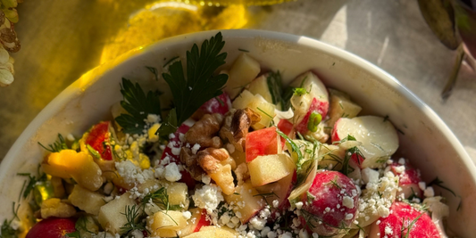 Honeycrisp Radish Salad with Apple Cider Dijon Vinaigrette
