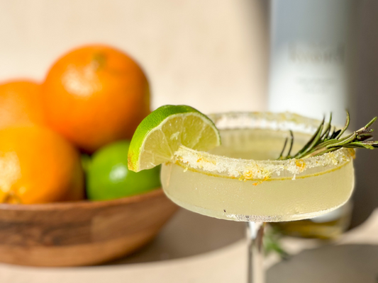 Mediterranean Lime Margarita with Olive Oil