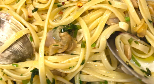 Linguine with clams - midsummer night perfection