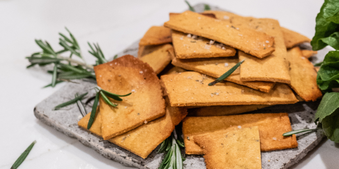 Gluten-Free Chickpea Crackers