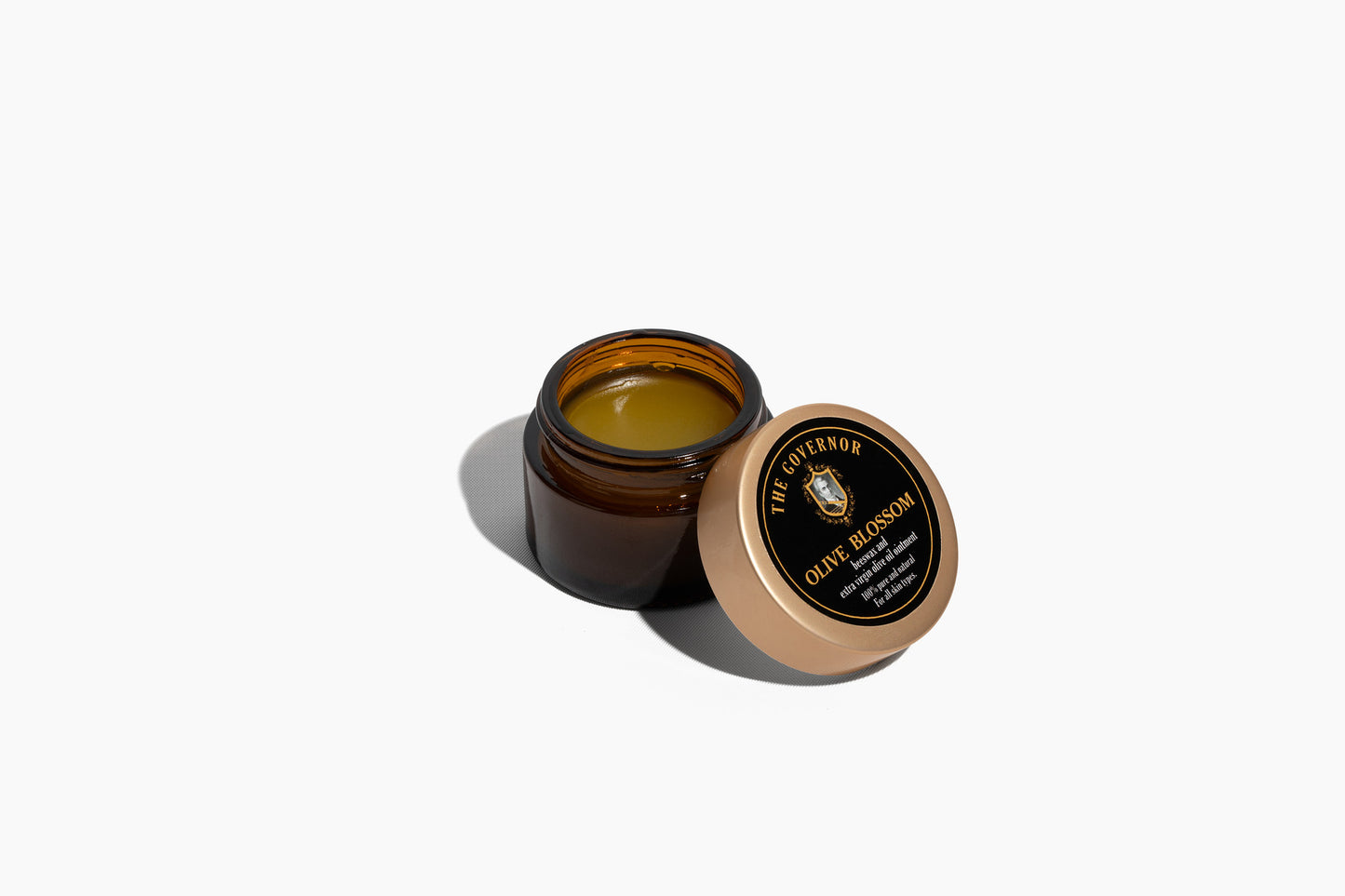 Natural beeswax salve made with high phenolic olive oil and almond oil