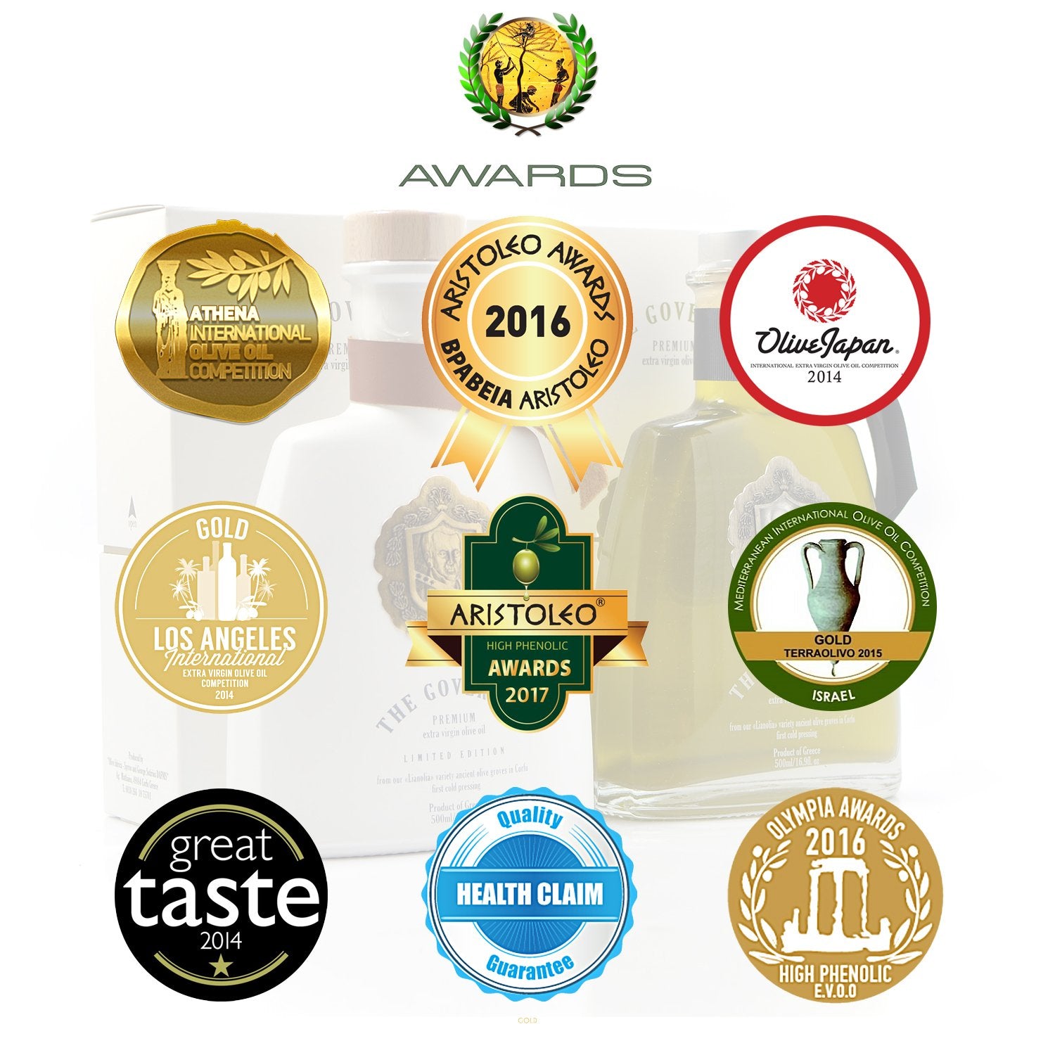 Award-winning Governor Premium high phenolic olive oil