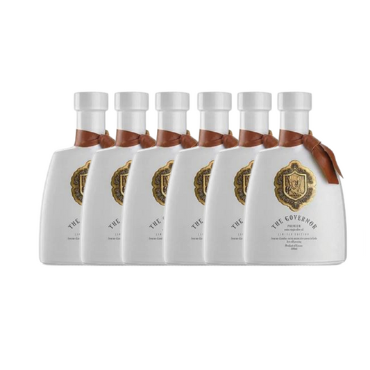 The Governor Limited Edition olive oil half case, six bottles