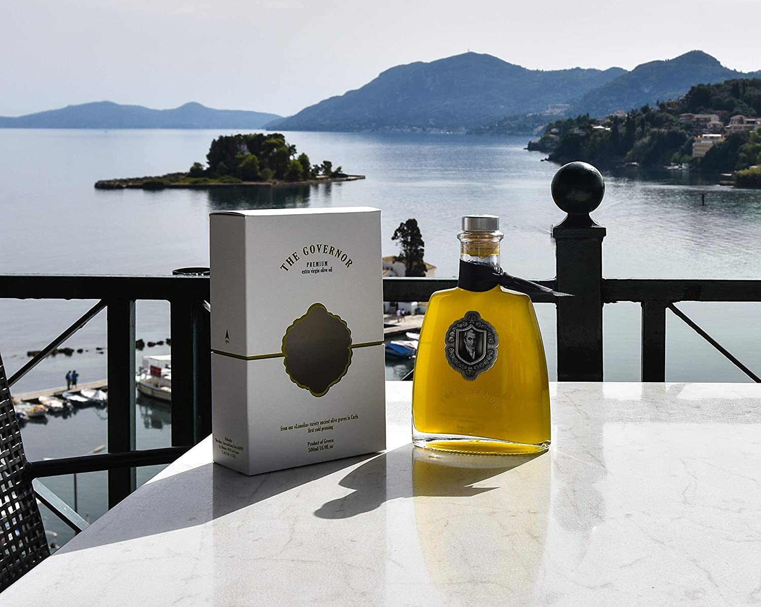 Governor Premium high polyphenol cold-pressed olive oil bottle