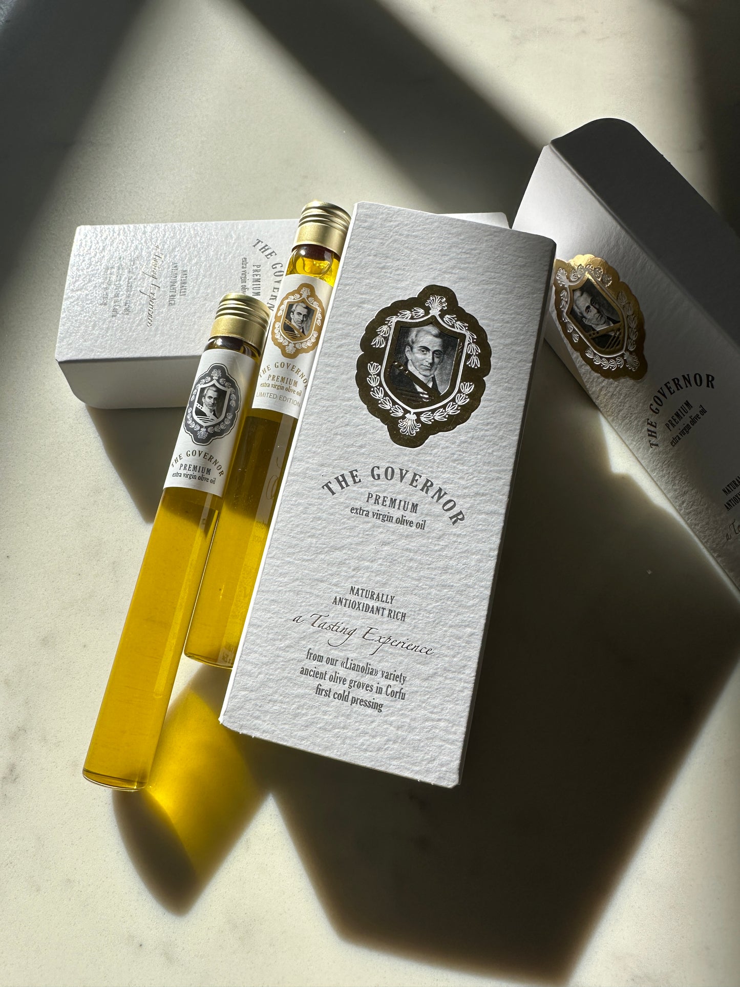 Tasting oleocanthal-rich extra virgin olive oil from Corfu, Greece