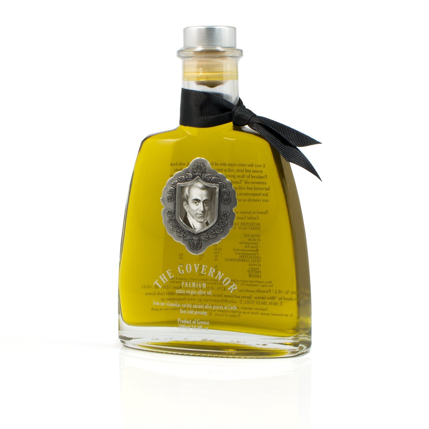 kyoord and Governor high phenolic olive oil bottles from Corfu, Greece